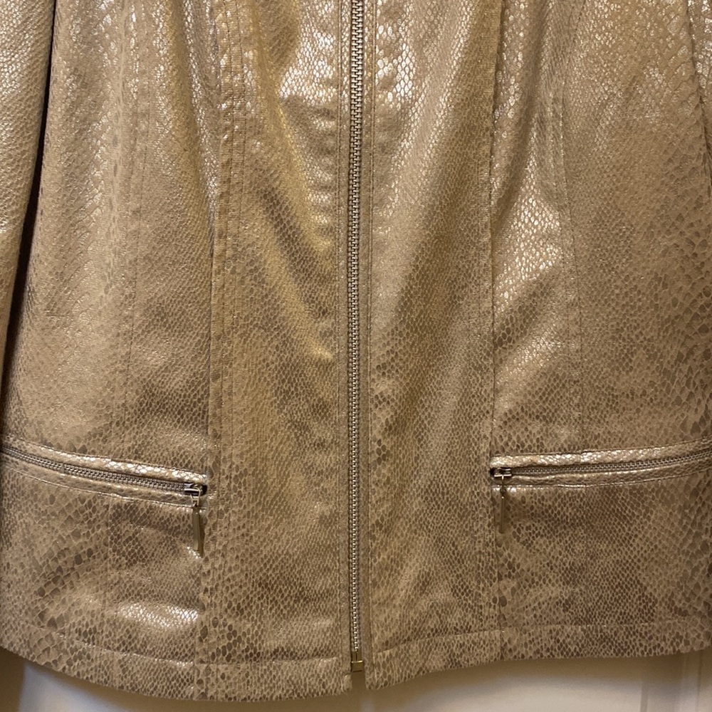 Chico's Metallic Python Jacket - Picture 5 of 11